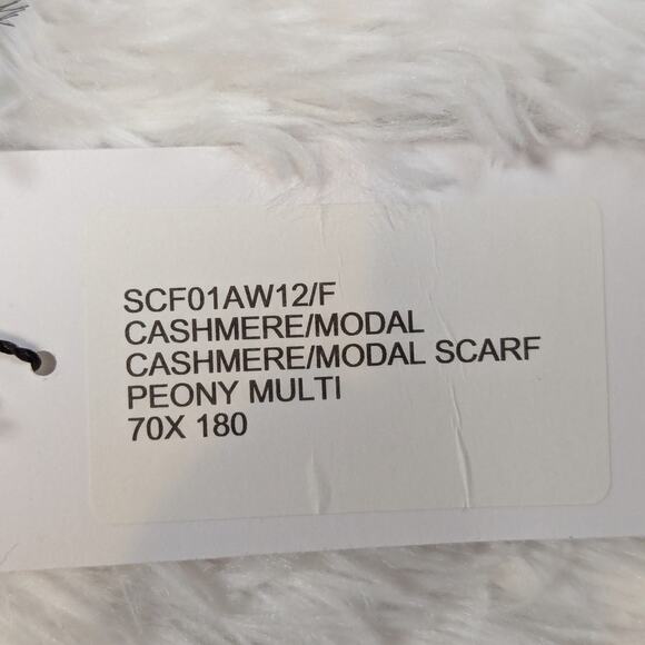 Jonathan Saunders Cashmere Modal Scarf in Peony Multicolor - Picture 5 of 9